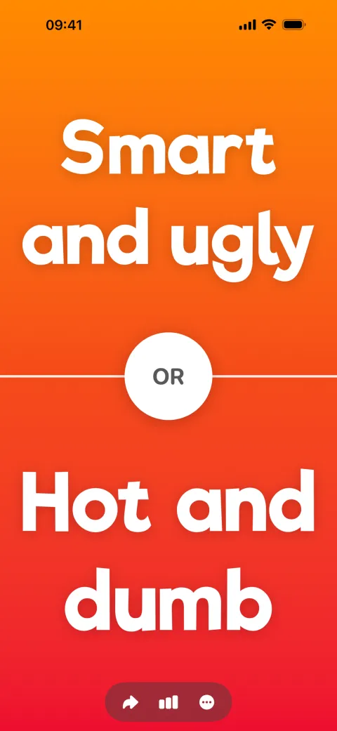 A Split duel: two answers, one of them to pick
